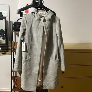 Brand New Babaton Coat Size S Heather Grey
